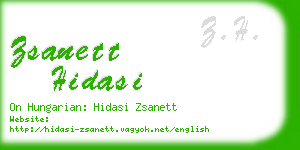 zsanett hidasi business card